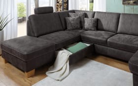 Wohnlandschaft ZE-EM15049, grau, 1,5-Sitzer links, inkl. Funktionen