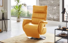 Leder Fernsehsessel Variety 2.0, gelb, inkl. Relaxfunktion