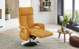 Leder Fernsehsessel Variety 2.0, gelb, inkl. Relaxfunktion