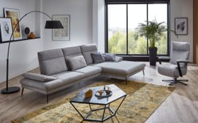 Drehsessel Bellidan Lounge Relaxx, hellgrau, inkl. manuelle Relaxfunktion