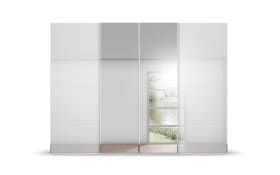 Synchron-Schwebetürenschrank Saligo, weiß, 316 x 235 cm