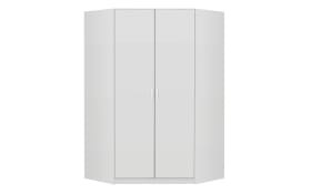Drehtüren-Eckschrank Bremen, weiß, 117 x 197 cm
