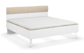 Schlafzimmer Nevia, alpinweiß, 180 x 200 cm, Schrank 301 x 223 cm