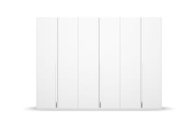 Drehtürenkleiderschrank Montclar, alpinweiß matt, 300 x 223 cm, inkl. umfangreicher Zusatzausstattung