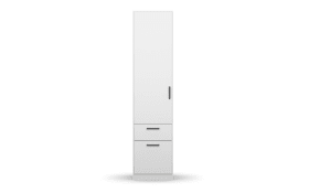 Drehtürenschrank 32Q0 Allrounder, alpinweiß, 45 x 197 cm