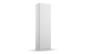Drehtürenschrank 36A2 Allrounder, alpinweiß, 47 x 197 cm