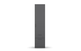 Drehtürenschrank 33Q0 Allrounder, grau, 45 x 197 cm