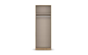 Drehtürenschrank 3555 Allrounder, Eiche Artisan Nachbildung, 69 x 197 cm 