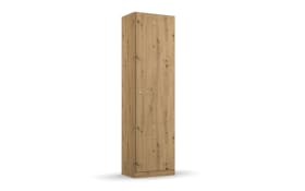 Drehtürenschrank 36A2 Allrounder, Eiche Artisan Nachbildung, 47 x 197 cm 