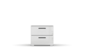 Nachttisch 630R Allrounder, weiß, 47 x 43 cm