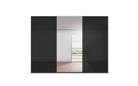 Schwebetürenschrank Contido, schwarz, 301 x 223 cm