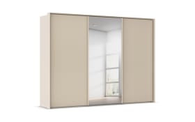 Schwebetürenschrank Taro, champagner, inkl. Passepartout