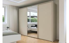 Schwebetürenschrank Taro, champagner, inkl. Passepartout