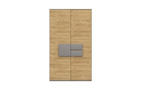 Kleiderschrank clip, Eiche/grau