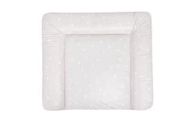 Wickelauflage Softy, beige mit Motiv Star beige, 85 x 75 cm.