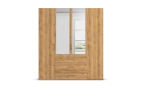 Drehtürenkleiderschrank Cherie, Asteiche-Nachbildung, 200 x 223 cm