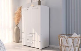 Kommode Cherie, weiß, 80 x 119 cm