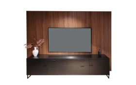 Sideboard Severo, schwarz, inkl. Paneel