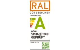 Aufsatzschreibtisch mit Sideboard Sonate-B, grau/graphit
