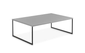 Couchtisch Kara-Frame 73, grau/schwarz