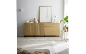 Sideboard Kara Frame, macchiata, inkl. Push to Open Funktion