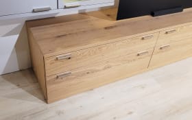 Wohnwand Artist 1013,  Asteiche/grau