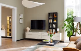 Wohnwand Artist, wollweiß, inkl. Softclose Funktion 