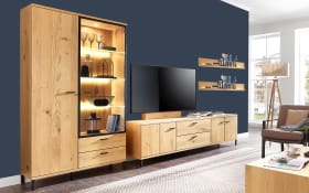 Wohnwand Amera 1018, Asteiche massiv