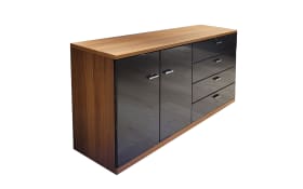 Sideboard Alicante 1017, Nussbaum Nachbildung/graphit