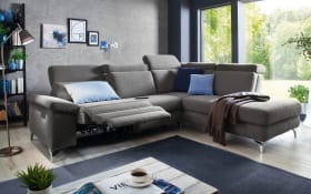 Wohnlandschaft Benefit, grau, inkl. Funktionen