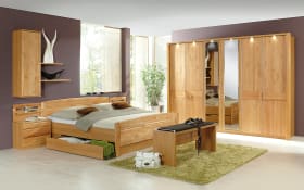Komfort-Doppelbett Lausanne, Erle teilmassiv, 180 x 200 cm