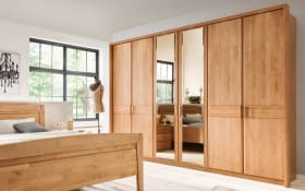 Drehtürenschrank Lausanne, Erle teilmassiv, 300 x 216 cm