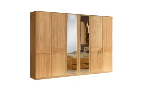 Drehtürenschrank Lausanne, Erle teilmassiv, 300 x 216 cm