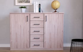 Kombikommode Luxor 3, Steineiche-Nachbildung, inkl. Softclose Funktion