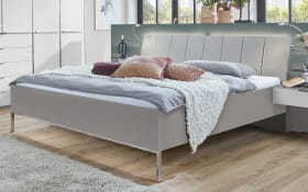 Futon Bett Shanghai 3, Havanna/kieselgrau, 180 x 200 cm