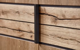 Schlafzimmer WSM 4300, Wildeiche massiv, 180 x 200 cm, Schrank 302 x 223 cm