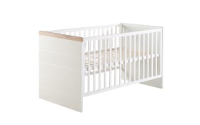 Kombikinderbett Nele, weiß/Artisan Eiche-Nachbildung, inkl. Höhenverstellung