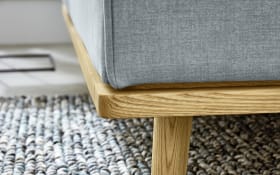 Polsterbett Delphi, eisblau, 180 x 200 cm, inkl. Bettkästen