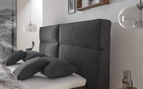 Boxspringbett Deluxe Edition, schwarz, 180 x 200 cm,  Härtegrad 3/4