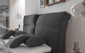 Boxspringbett Deluxe Edition, schwarz, 180 x 200 cm,  Härtegrad 3/4