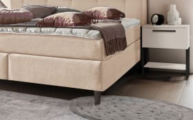Boxspringbett Somo, cream, 180 x 200 cm, Härtegrad 2 und 3