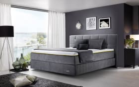 Boxspringbett Dunlopillo Superior, grau, 180 x 200 cm