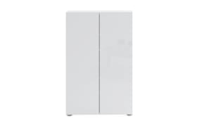 Schuhschrank Spazio, weiß, 74 x 115 cm