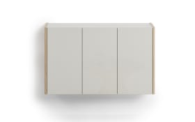 Schuhschrank Dillon, Eiche Lindberg-Nachbildung/grau