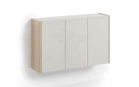 Schuhschrank Dillon, Eiche Lindberg-Nachbildung/grau