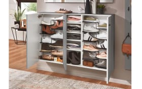 Hängeschuhschrank Filigro, grau