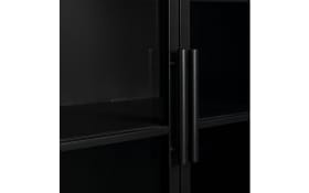 Kabinett Ferre M, Vintage schwarz, 65 cm 