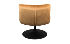 Sessel Bar Velvet, goldbraun