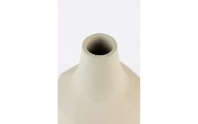 Vase Bloom aus Aluminium in elfenbein