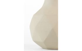 Vase Bloom aus Aluminium in elfenbein